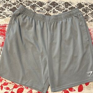Gymshark Gray Athletic Shorts Lightweight Moisture-Wicking